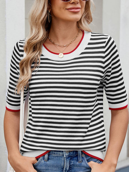 Striped Sweater Top