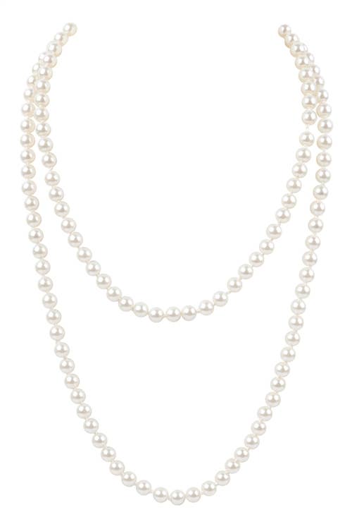 2 String Pearl Beads Necklace – Better in Bourbon