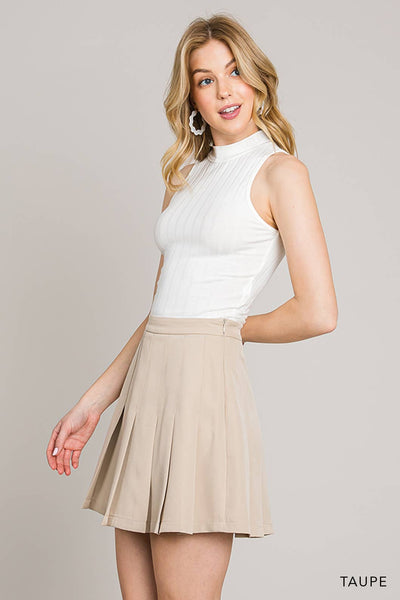 Pleat Detailed Skort