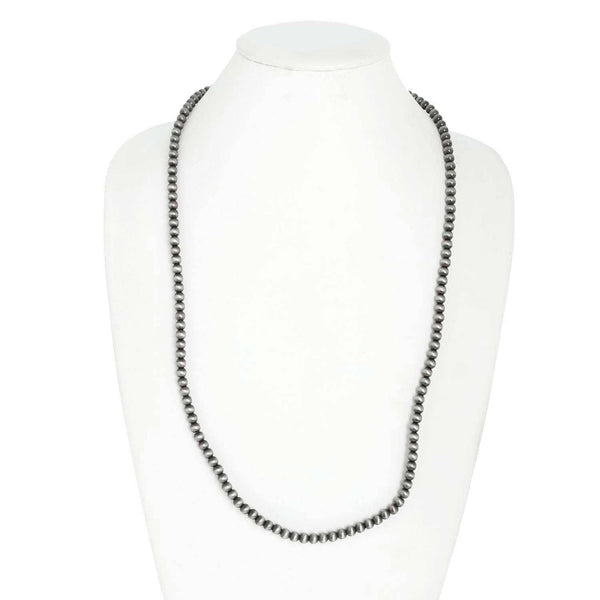 28" Western Navajo Pearl Beaded Long Necklace