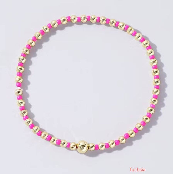 Boho Beaded Stretch Bracelet
