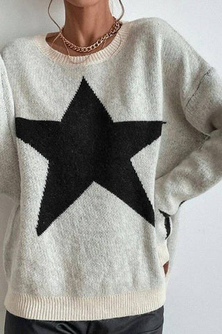 Star Sweater in Crewneck
