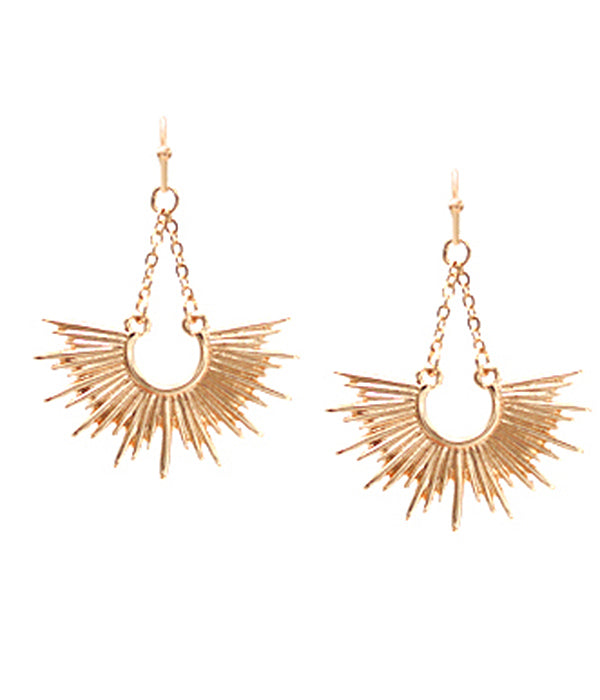 Sunburst Drop Earrings