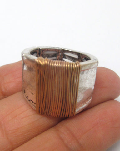 Two Tone Stretch Ring