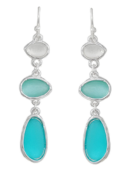 Seaglass Dangle Drop Earring