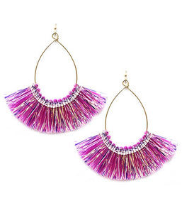 Rafia Tassel Earring