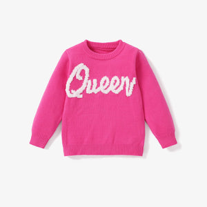 Tween Queen Sweater in Hot Pink
