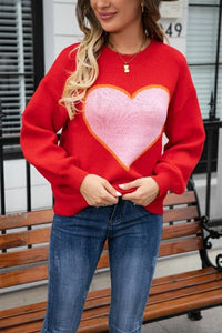 Big heart sweater