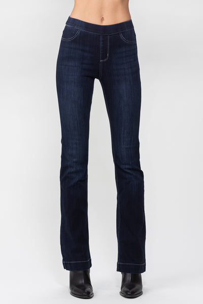 Indigo Pull On Flare by Jelly Jeans