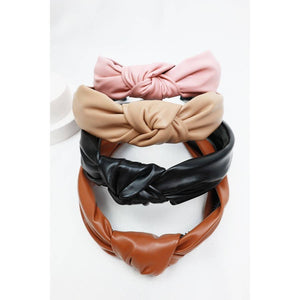 Leather Knot Hairband