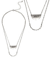 Half Moon Double Layer Necklace