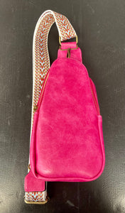 Crossbody Sling Bag in Pink