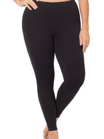 Plus Moto Leggings