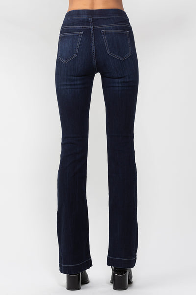 Indigo Pull On Flare by Jelly Jeans