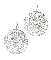 Round Filigree Earring