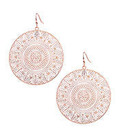 Round Filigree Earring